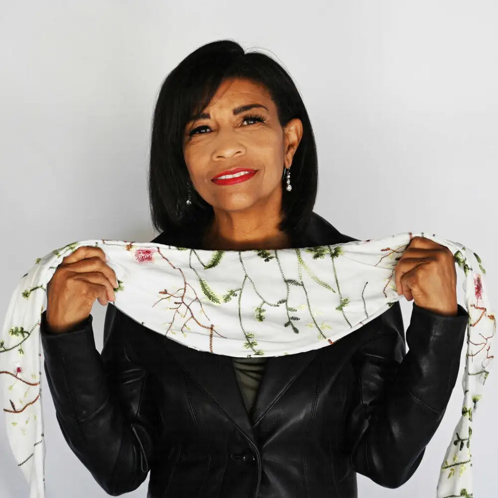 RM’s After Five Scarves in Floral Print