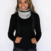 RM’s After Five Scarves in Slinky Silver Lurex Regular