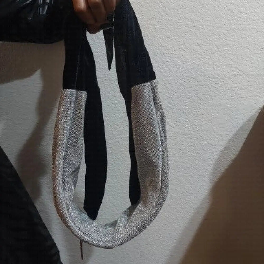 RM’s After Five Scarves in Slinky Silver Lurex Regular