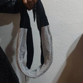 RM’s After Five Scarves in Slinky Silver Lurex Regular