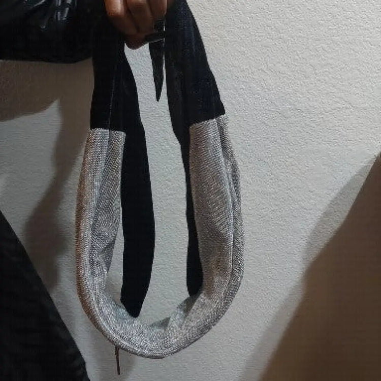 RM’s After Five Scarves in Slinky Silver Lurex Regular